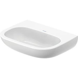 D-CODE #231160 Med Wastafel 600mm wit zonder kraangat