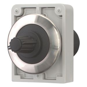 Potentiometer 30mm RVS vlak 100K blank M30I-FR100K-BLANK