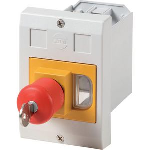 Kast kunststof inbouw voor PKZM01 IP65 +Nood-Uit met sleutel