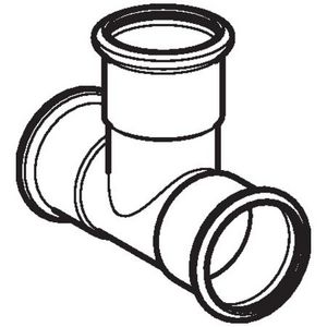 T-koppeling MAPRESS RVS 42x42x42mm