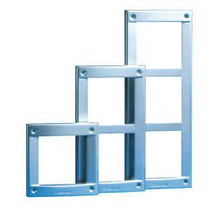 Vandalcom frame - 1 module kleur staalgrijs