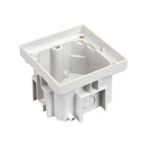 Lege vloerdoos t.b.v. cementdekvloer 1xK45 RVS