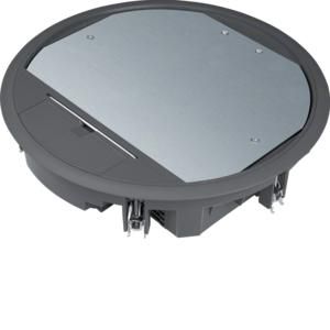 Installatiedoos R10 rondx275mm zwart 5mm vloerafdekking