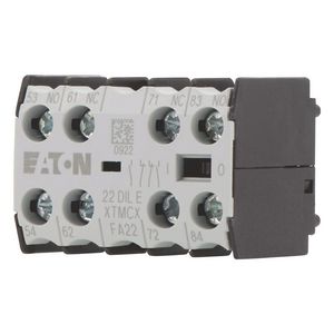 Hulpcontacten 2M+2V opbouw schroefaansluiting 22DILE VVE=5