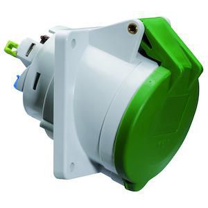 ICD 10h 16A 4P 50V IP44 85x85 QC Sch