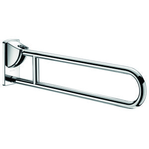 Closetbeugel opklapbaar Ø32 850mm RVS glans gepolijst