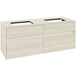 Wastafelonderkast Collaro 1400x548x500mm White Oak C119B0AA