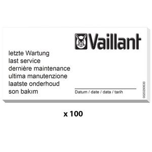 Set a 100st. Etiket onderhoud 0020270732