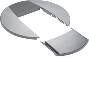 Plafondrozet voor enkele zuil 80mm DAC lichtgrijs