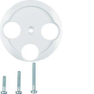 Afdekk. antennecont.doos 2(3) uitsparingen Serie 1930/Glas p