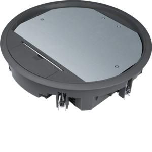 Installatiedoos R10 rondx275mm zwart 12mm vloerafdekking