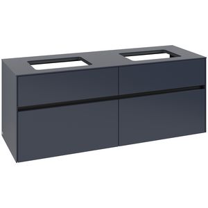 Wastafelonderkast Collaro 1400x548x500mm Marine Blue C11900VQ