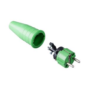 Volrubber contactstop 16A 250V bus/randaarde geheel VVE=100