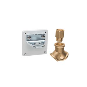 Persluchtaansluiting blinde plaat grijs ing. 1x1/2 uitg. 2x1