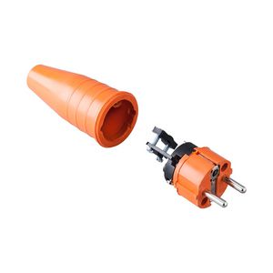 Volrubber contactstop 16A 250V bus/randaarde VVE=100