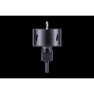 Gatzaaghouder snelwisselsysteem 3xboor 1x inzet 14-3mm + 1x 32-152mm