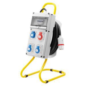 Q-DIN 10 ACS-MOBIEL-DRAAGBAAR-MET ONDERSTEL-2x2P+A 16A