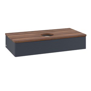 Wastafelonderkast Antao 1000x190x500mm Mid.Blue Matt Lacquer K09112HG