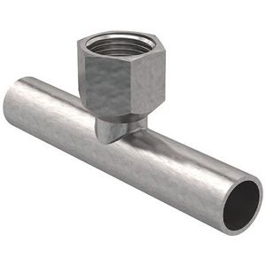 Tussenstuk MAPRESS C-STAAL 22x1/2"bn.x22mm spie x bn. x spie