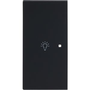 Free@Home bedieningswip links 2-voudig licht art-matzwart (6231-21-45M)