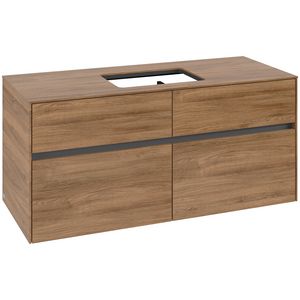 Wastafelonderkast Collaro 1200x548x500mm Oak.Kans C11200RH