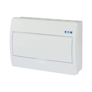 Installatiekast, opbouw, IP40, 1x12TE, deur wit Eaton