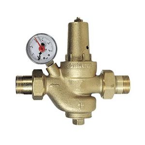 Drukreduceerventiel DRV-M 15 M/M 1/2 met manometer 0-6bar