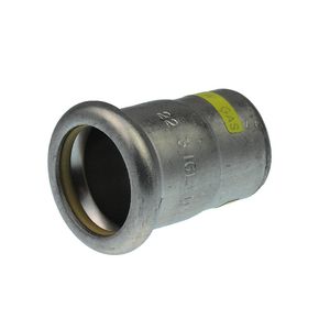 Eindkoppeling Xpress RVS gas 42mm R2729G