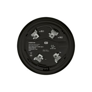 Meldersokkel met slow-whoop EN54/3, zwart