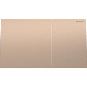 Bedieningsplaat 2-toets Sigma70 SQUARE RVS roodgoud