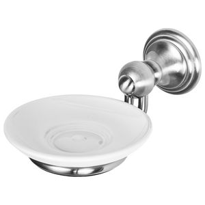 Zeephouder geborsteld rvs keramiek ALLURE
