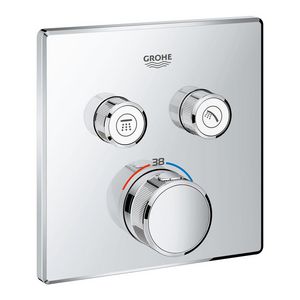 Grohtherm SMARTCONTROL afbouwdeel thermostaat met omstel chroom