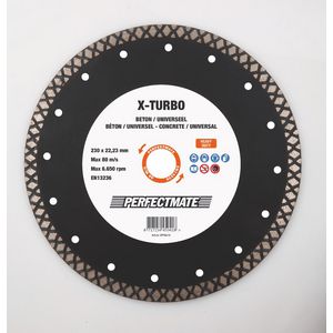 X-Turbo diamantzaagblad 125mm asgat 22.23mm