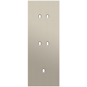 Afdekplaat 3-voud vertic. 71mm centerafst 166-57954