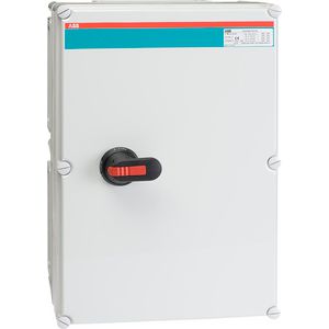 Lastscheider 3P 315A flens II kunststof IP65 zwarte knop