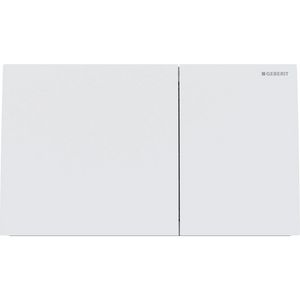 Bedieningsplaat 2-toets Sigma70 SQUARE RVS matwit
