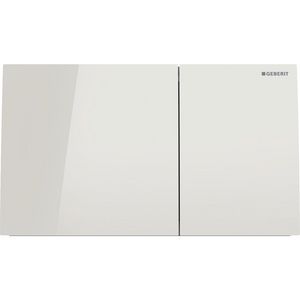 Bedieningsplaat 2-toets Sigma70 SQUARE glas zandgrijs