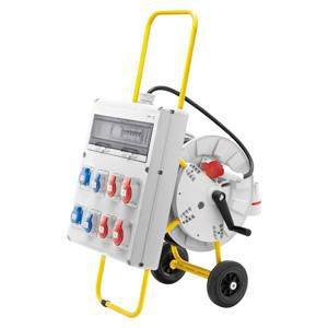 Q-DIN 20 ACS-MOBIEL-DRAAGBAAR-MET ONDERSTEL-2x2P+A 16A IEC30