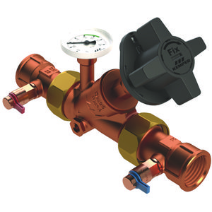 Inregelafsluiter+koppelingen+drukmeetp. DN 15 MULTI-FIX-PLUS
