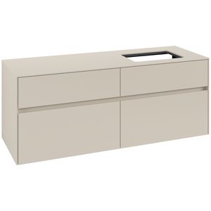 Wastafelonderkast Collaro 1400x548x500mm Cashmere Grey C118B0VN