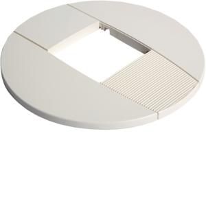 DAC, plafondrozet voor enkele zuil, 45 mm, verkeerswit Hager