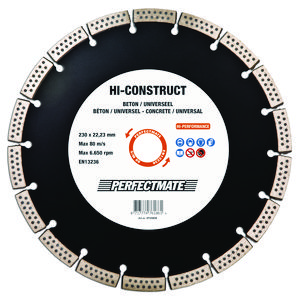 HI-Construct diamantzaagblad 125mm asgat 22.23mm