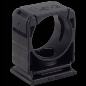 Zadel kunststof afsluitbaar Ø10mm grijs VVE=50