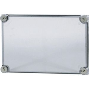 Deksel CI HxBxD=250x375x25mm transparant