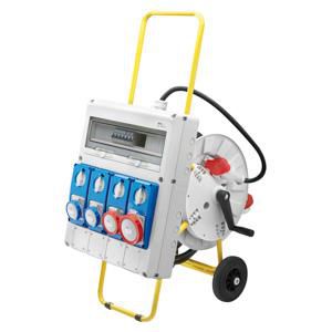 Q-DIN 20 ACS-MOBIEL-DRAAGBAAR-MET ONDERSTEL-2x2P+A 16A