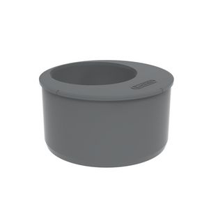 PVC+ lijm verloop kort grijs 160x125mm