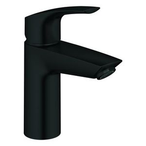 Eurosmart S-Size wastafelmengkraan gladde body Matte Black (mat zwart) (prof)