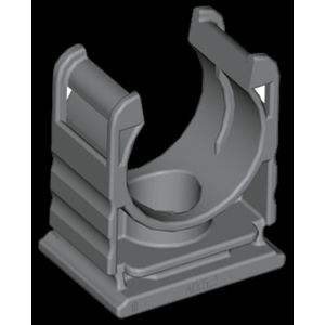 Zadel kunststof Ø10mm grijs VVE=50