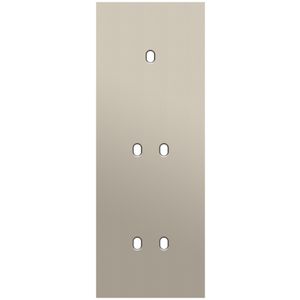 Afdekplaat 3-voud vertic. 71mm centerafst 166-57953