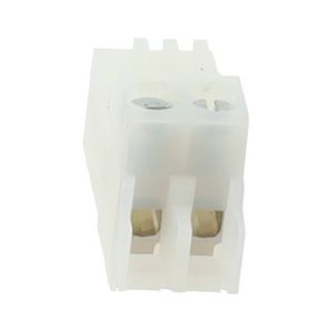 Witte 2-polige connector